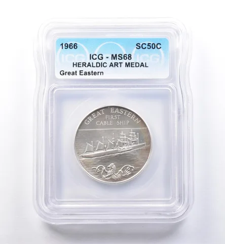1966 So Called Half Dollar Great Eastern MS68 ICG *8459