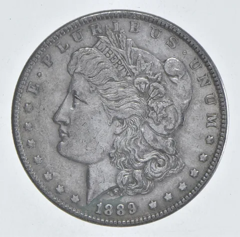 Better 1889 Morgan Silver Dollar - 90% US Coin - Nice Coin *465