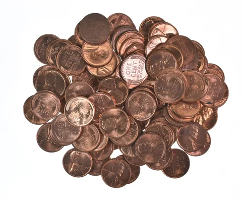 Lot Of (100) 1950-1958 Gem BU Red Lincoln Wheat Cent Lot Collection *548