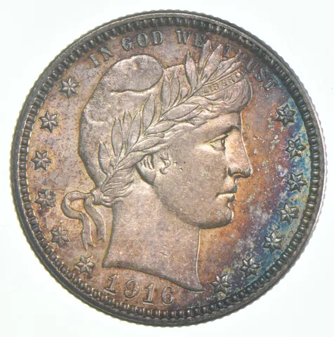 1916-D Barber Quarter a2059