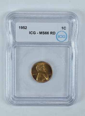 1952 Lincoln Wheat Cent MS66 RD ICG