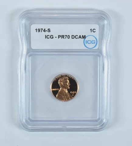 1974-S Lincoln Memorial Cent PR70 DCAM ICG