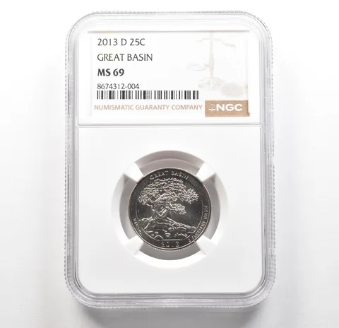 2013-D Washington Quarter ATB Great Basin MS69 NGC TOP POP *6258