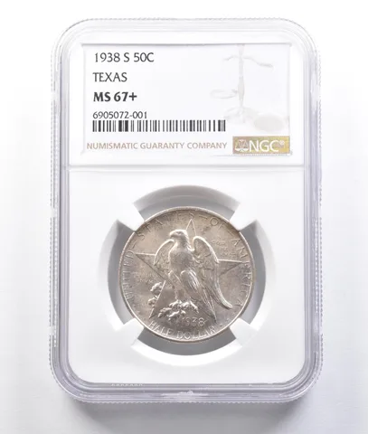 1938-S Texas Commemorative Half Dollar MS67+ NGC *2576