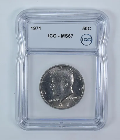 1971 Kennedy Half Dollar MS67 ICG