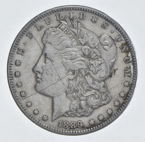 Better 1889 Morgan Silver Dollar - 90% US Coin - Nice Coin *450