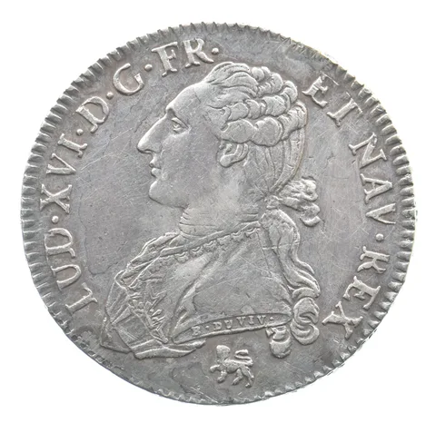 1792 France 1/2 Ecu Louis XVI *6535