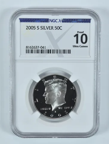 2005-S Kennedy Half Dollar Silver Proof 10 UCAM NGC X NGCX
