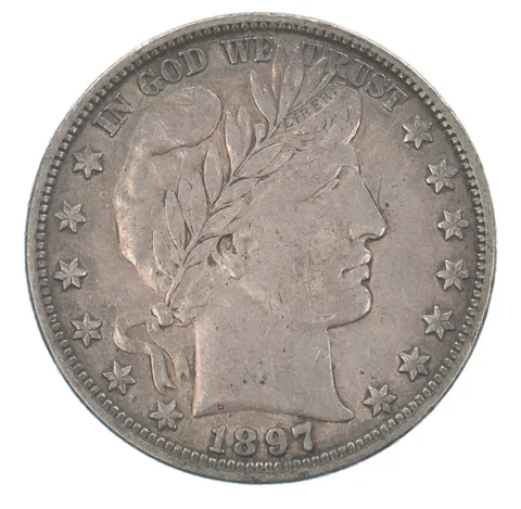 1897 Barber Half Dollar Beautiful Tone *9553