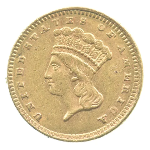 1885 $1 Indian Princess Head Gold Dollar *5068