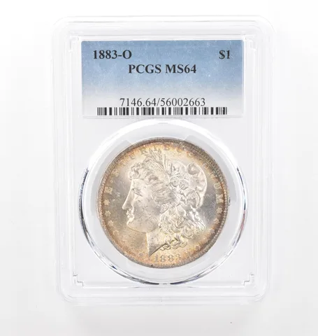 1883-O Morgan Silver Dollar MS64 PCGS Beautiful Tone *2077