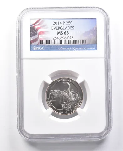 2014-P Washington Quarter Everglades MS68 NGC *7683