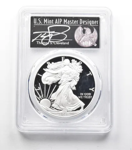 PR70 DCAM 2020-W American Silver Eagle FDOI FUN Show Signed Cleveland PCGS a0621