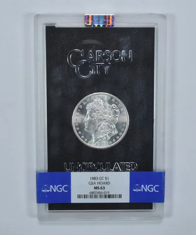 1883-CC Morgan Silver Dollar GSA Hoard MS63 NGC