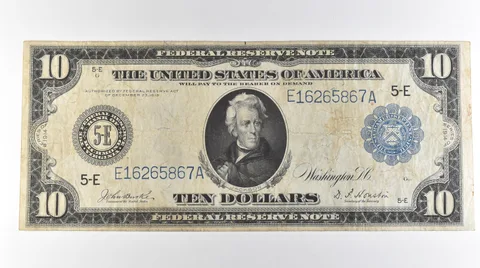 1914 $10 Richmond VA FRN Large Note Blue Seal *3101