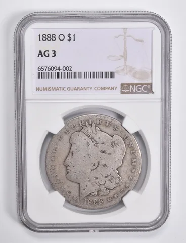AG3 1888-O Morgan Silver Dollar NGC Lowball Low Ball *4647