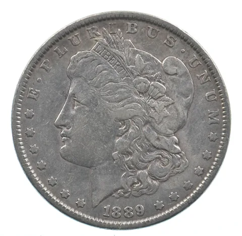 Early - 1889 Morgan Silver Dollar - 90% US Coin *676