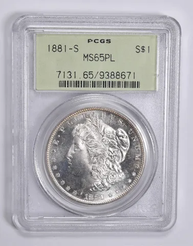 MS65 PL 1881-S Morgan Silver Dollar PCGS OGH Upgrade? *0501