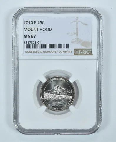 2010-P Washington Quarter ATB Mount Hood America The Beautiful MS67 NGC