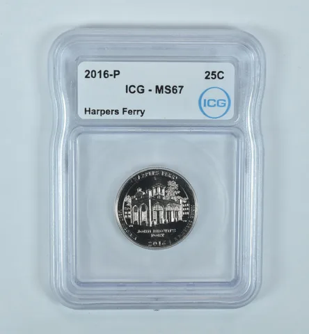 2016-P Washington Quarter ATB Harpers Ferry MS67 ICG