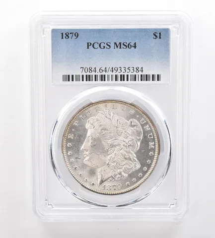 1879 Morgan Silver Dollar MS64 PCGS Beautiful Tone Reverse *7474