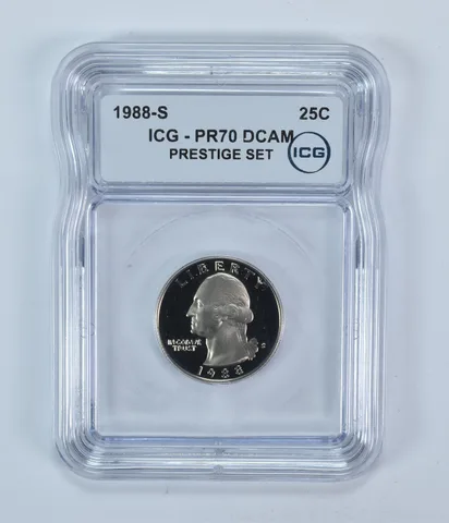 1988-S Washington Quarter Prestige Set PR70 DCAM ICG