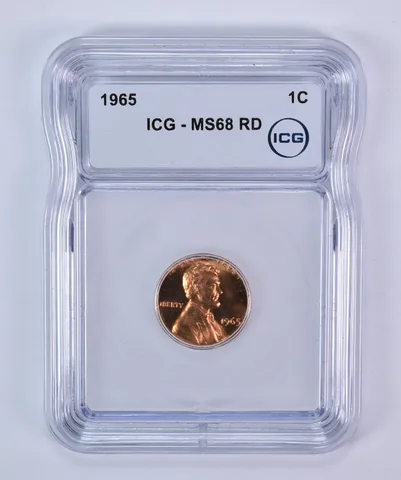 1965 Lincoln Memorial Cent MS68 RD ICG