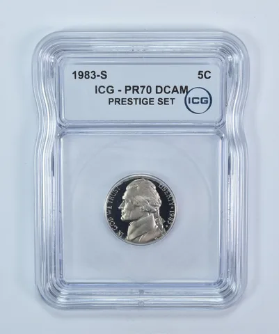 1983-S Jefferson Nickel Prestige Set PR70 DCAM ICG