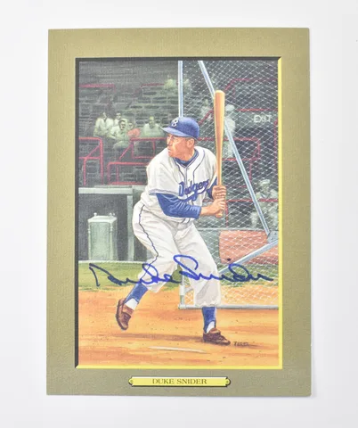 Duke Snider Signed Perez Steele Galleries *4007