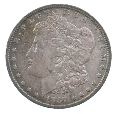 Early - 1887-O Morgan Silver Dollar - 90% US Coin *884