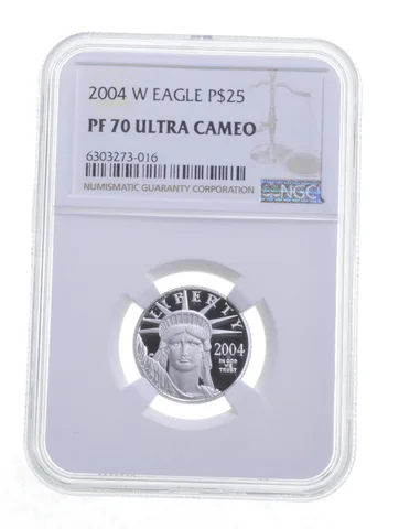 PF70 UCAM 2004-W $25 American Platinum Eagle - Graded NGC *6036