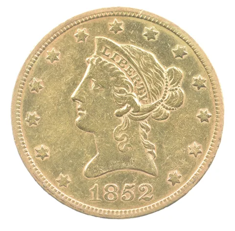1852 $10 Liberty Head Gold Eagle *5651