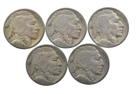 BETTER Lot 1929-S 1929-S 1929-D 1928-S 1929-S Buffalo Nickel Collection *180