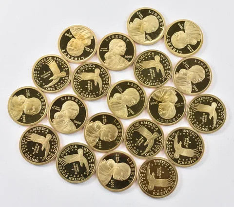 (20) 2008 Sacagawea Dollar Proof ROLL
