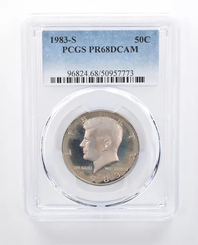 1983-S Kennedy Half Dollar PR68 DCAM PCGS Beautiful Tone *8068