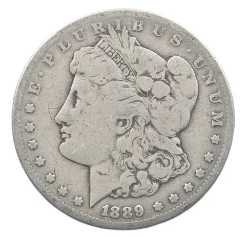 1889-CC Morgan Silver Dollar *9986