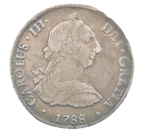 1788 Spain 8 Reales Silver a0542