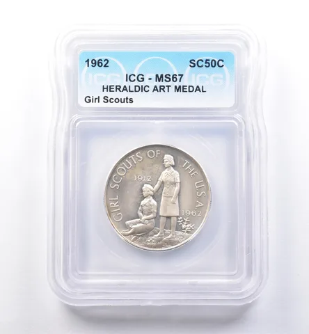 1962 So Called Half Dollar Girl Scouts MS67 ICG *8525