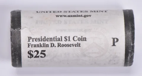 2014-P Franklin D. Roosevelt Presidential $1 Coin Roll $25 Unc US Mint BU