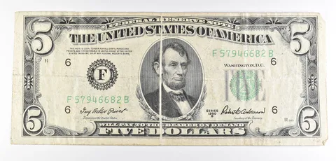 1950-B $5 Atlanta, GA Federal Reserve Note Green Seal *6018