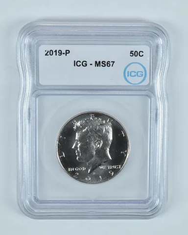 2019-P Kennedy Half Dollar MS67 ICG