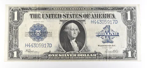 1923 $1 Silver Certificate Large Note Blue Seal FR#237 a0814