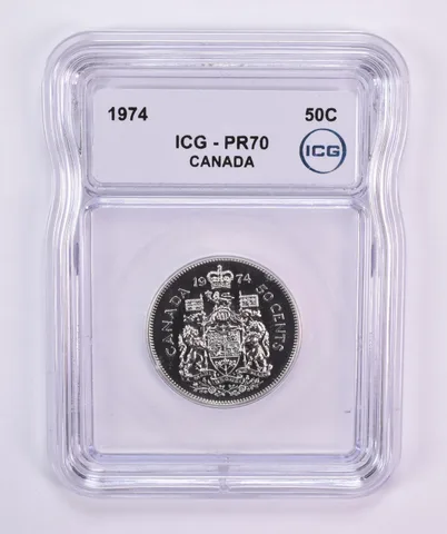 1974 Canada 50 Cents PR70 ICG