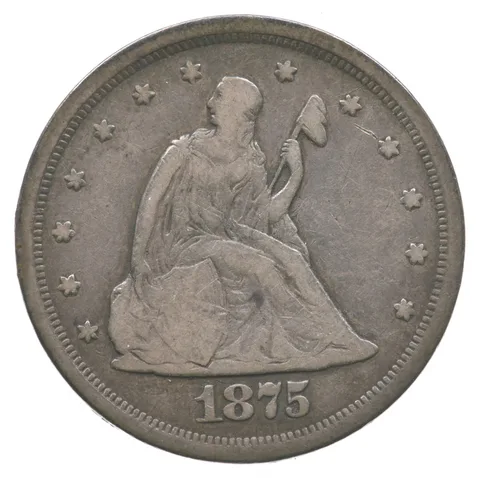 1875-S Seated Liberty Twenty-Cent Piece *9449