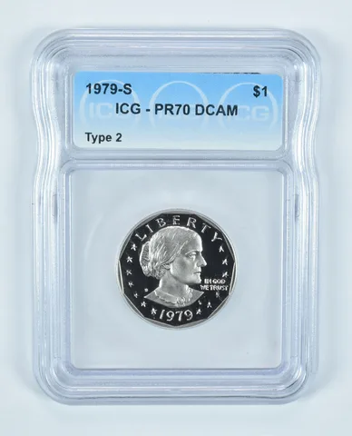 1979-S Susan B Anthony $1 Type 2 PR70 DCAM ICG