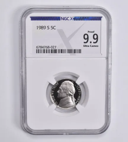 1989-S Jefferson Nickel 5c Proof 9.9 UCAM NGC X NGCX