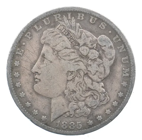 Early - 1885-O Morgan Silver Dollar - 90% US Coin *619