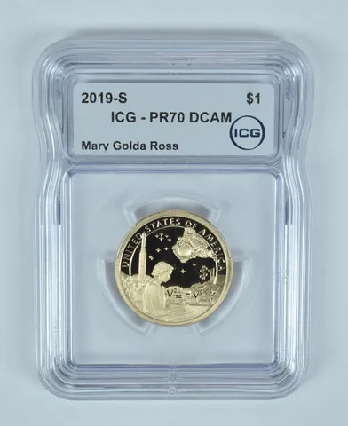 2019-S Sacagawea $1 Mary Golda Ross Space Program PR70 DCAM ICG
