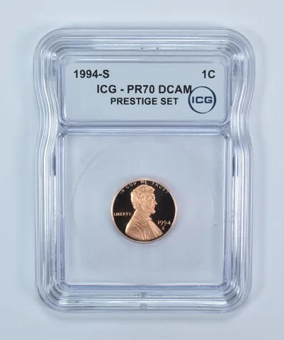 1994-S Lincoln Memorial Cent Prestige Set PR70 DCAM ICG
