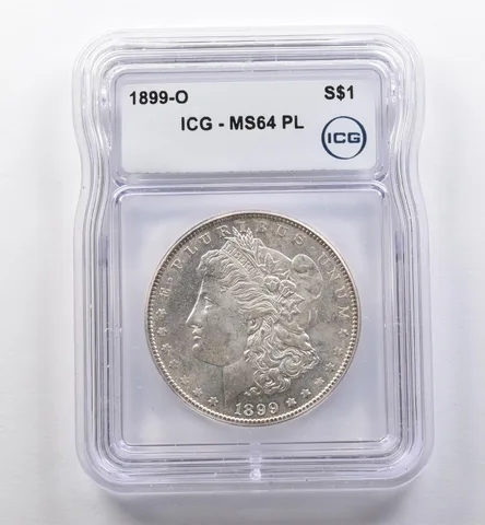 1899-O Morgan Silver Dollar MS64 PL ICG a2210
